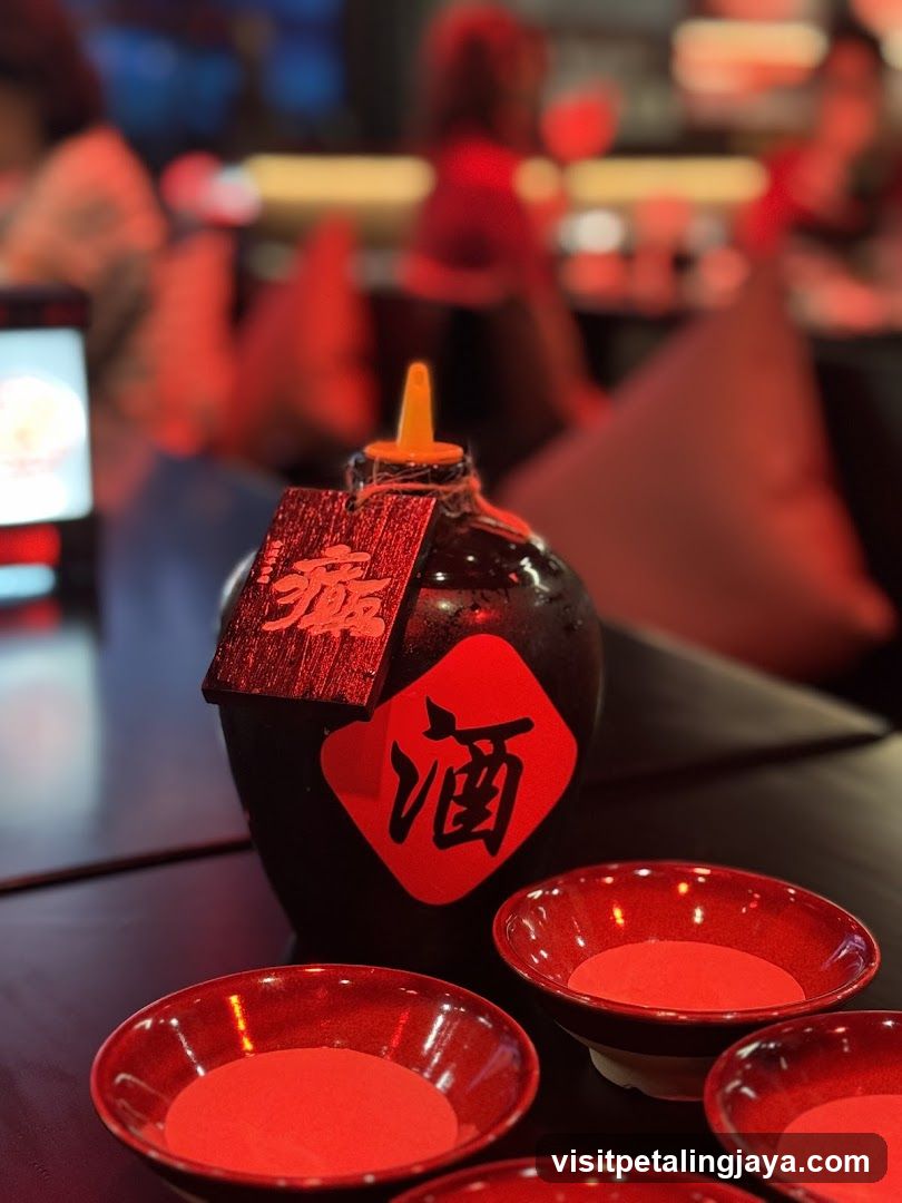 Bottled Drink with Red Bowls