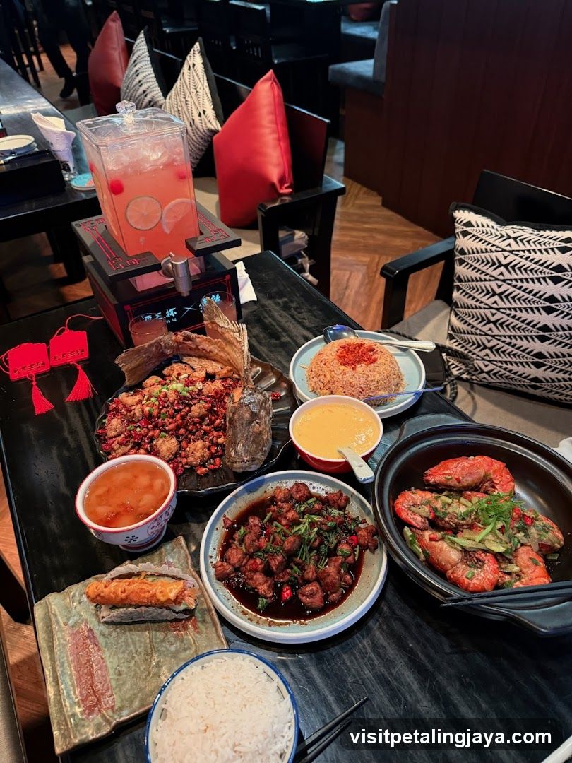 Dining Table with Thai Cuisine