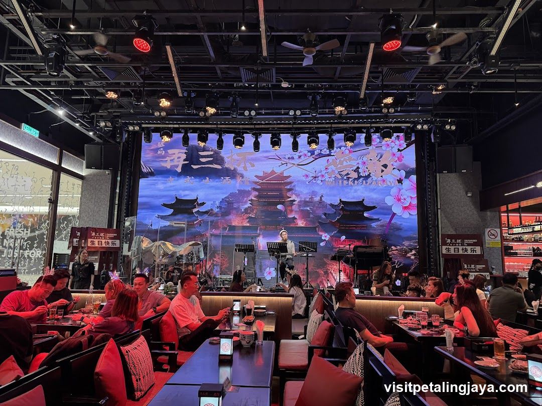 Bar Interior with Stage Performance