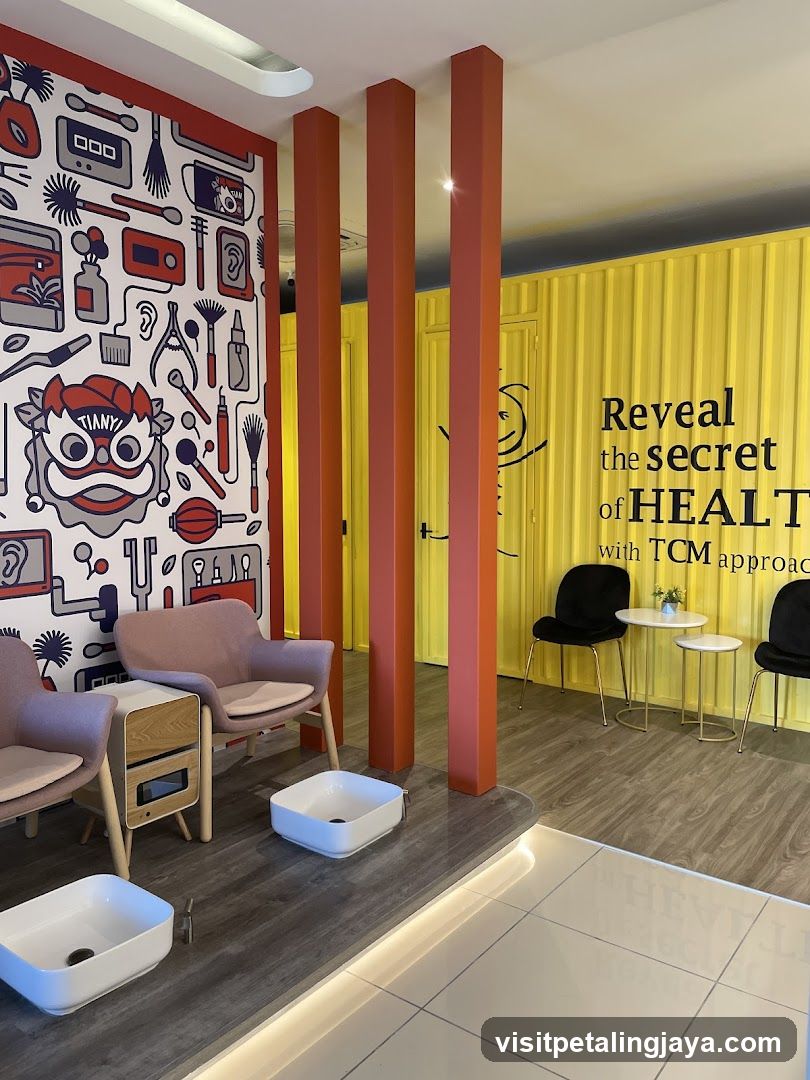 Interior of a TCM Wellness Center