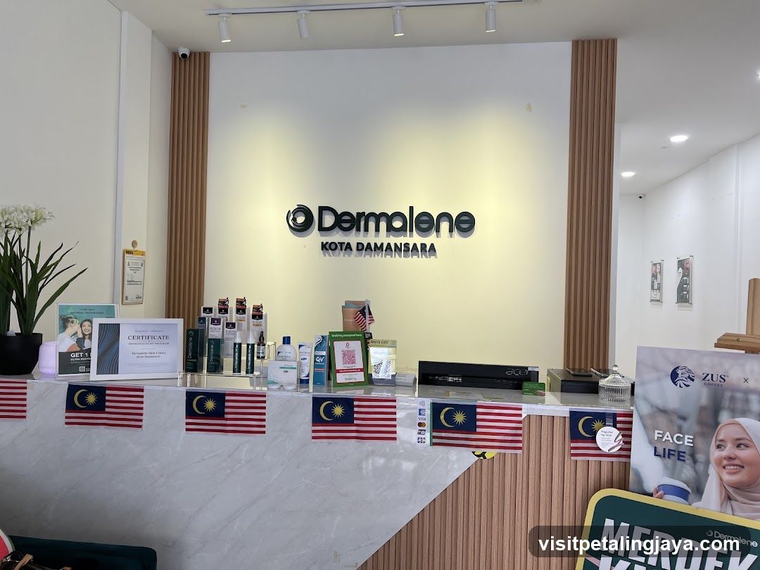 Dermalene Kota Damansara Reception Area