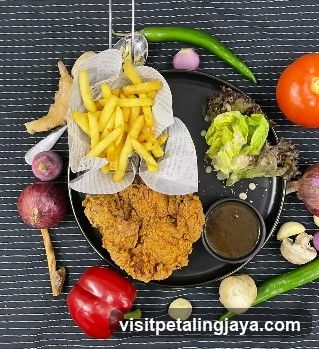 Fried Chicken and Fries Meal