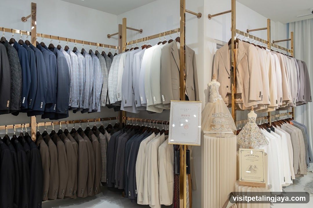 Boutique Suit and Gown Display