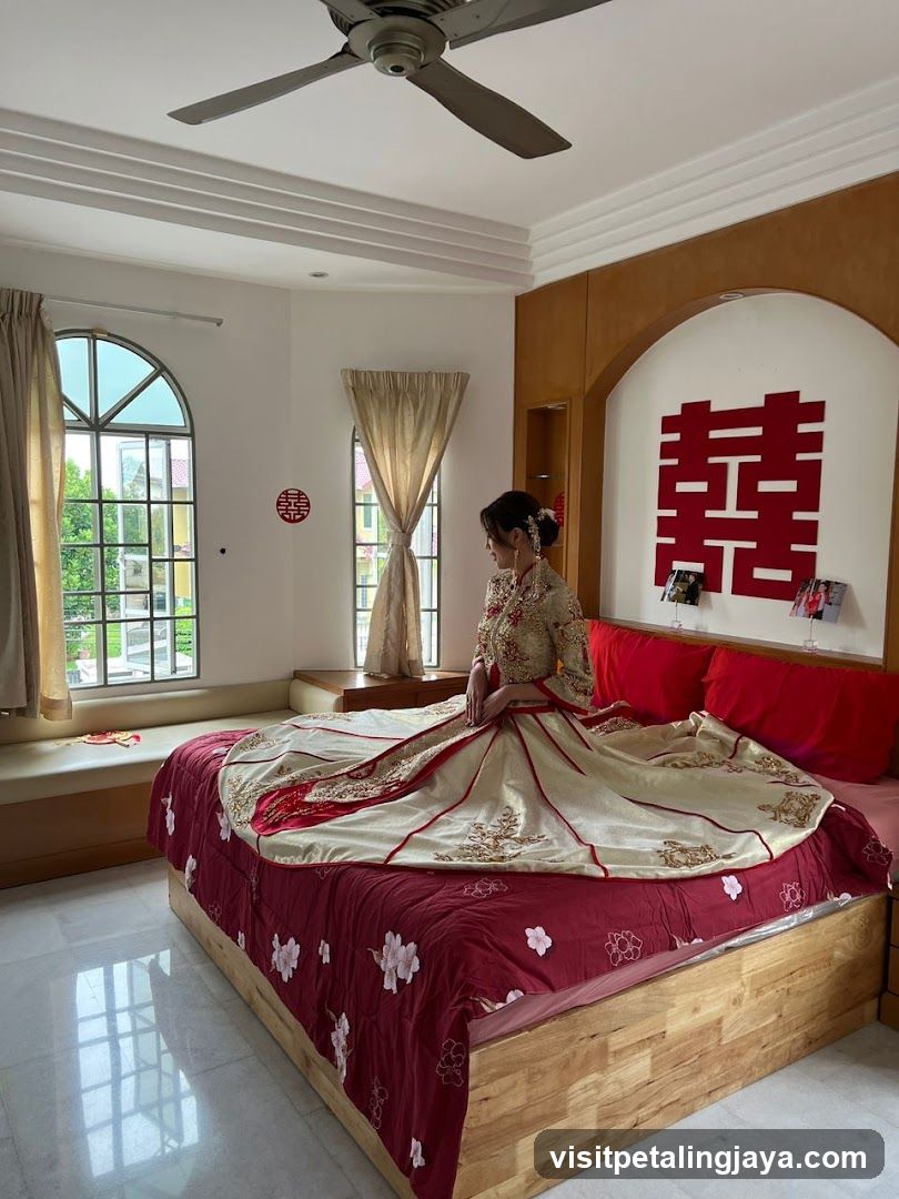 Traditional Chinese Wedding Bedroom Scene
