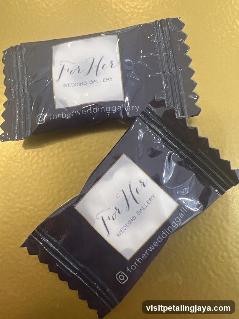 For Her Wedding Gallery Candy Wrappers