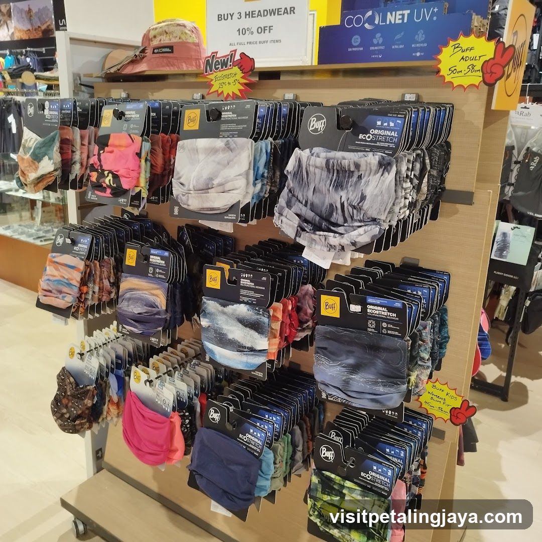 Buff Headwear Display