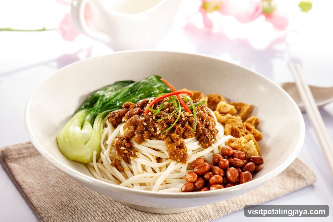 Bowl of Noodles with Toppings