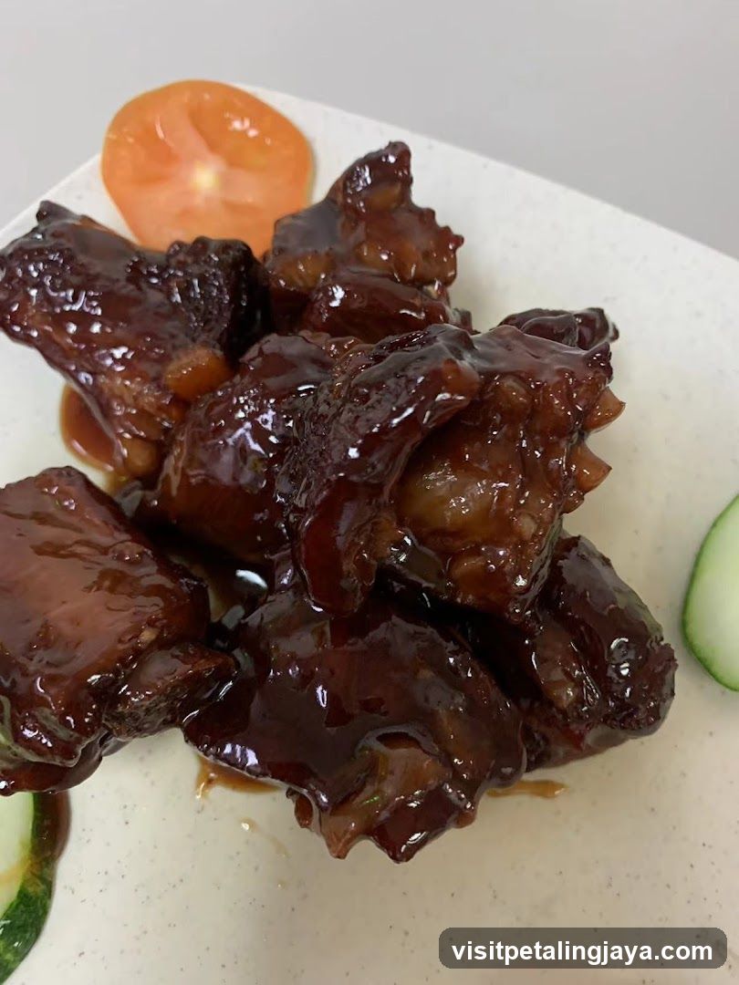 Sauced Meat Dish with Garnish