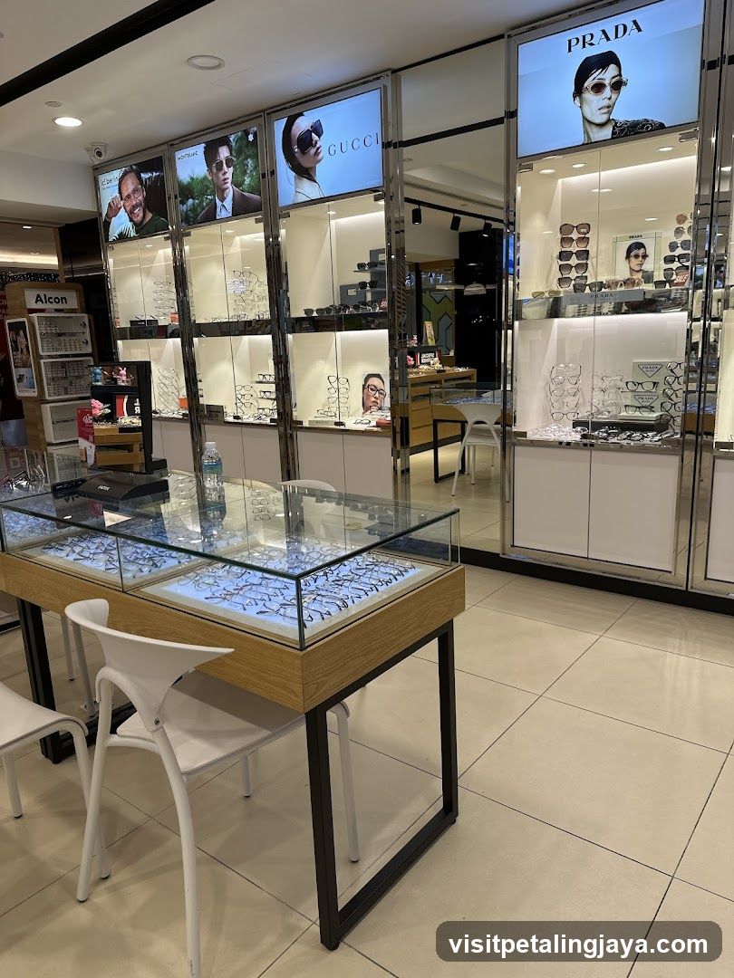 Eyewear Store Interior Display