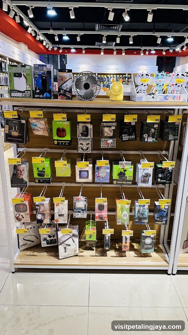 Electronics Display Shelf