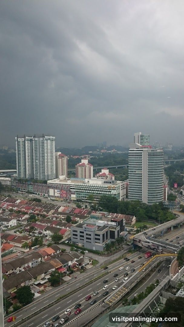 Urban Skyline with Overcast Weather