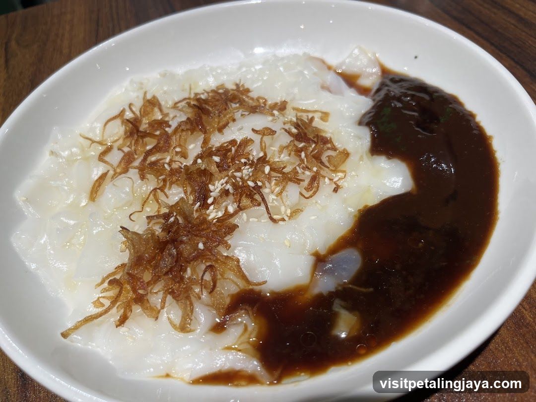 Rice Noodle with Sauce and Toppings