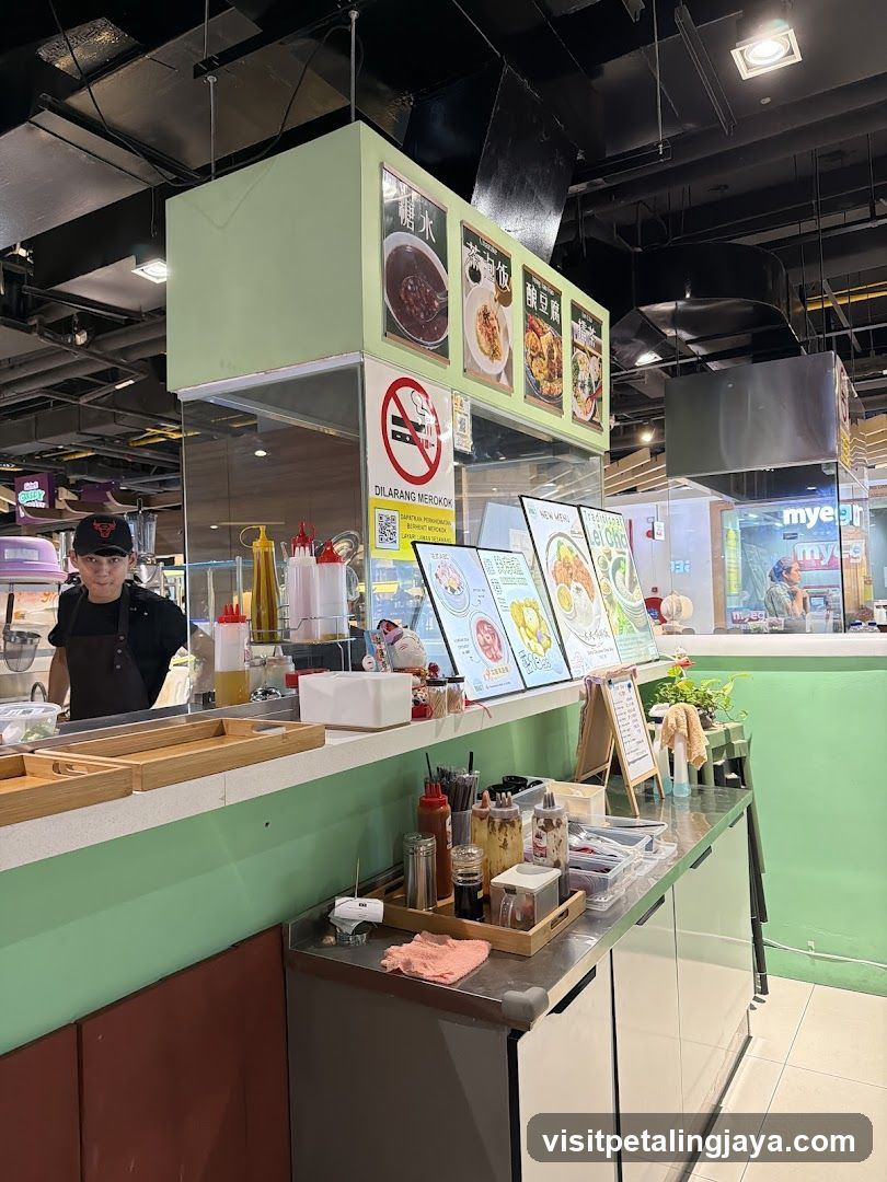 Food Stall Interior View