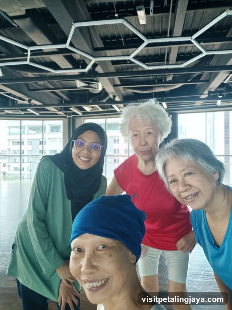 Group of women in a studio
