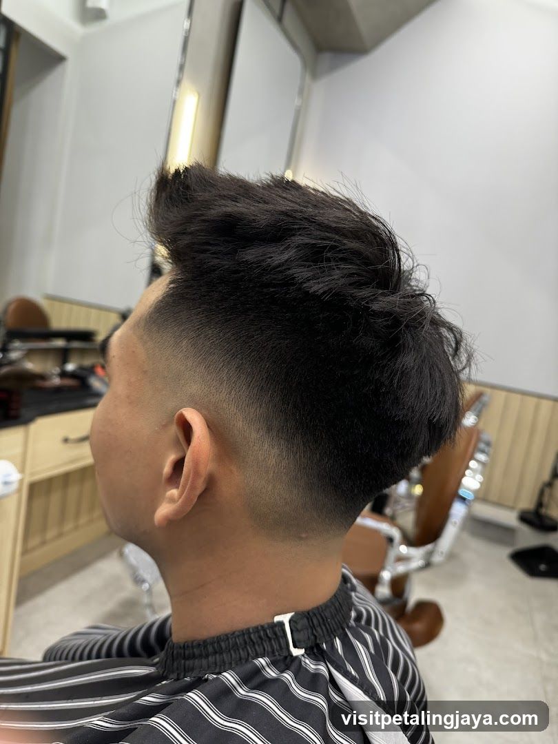 Barber Shop Interior Side View