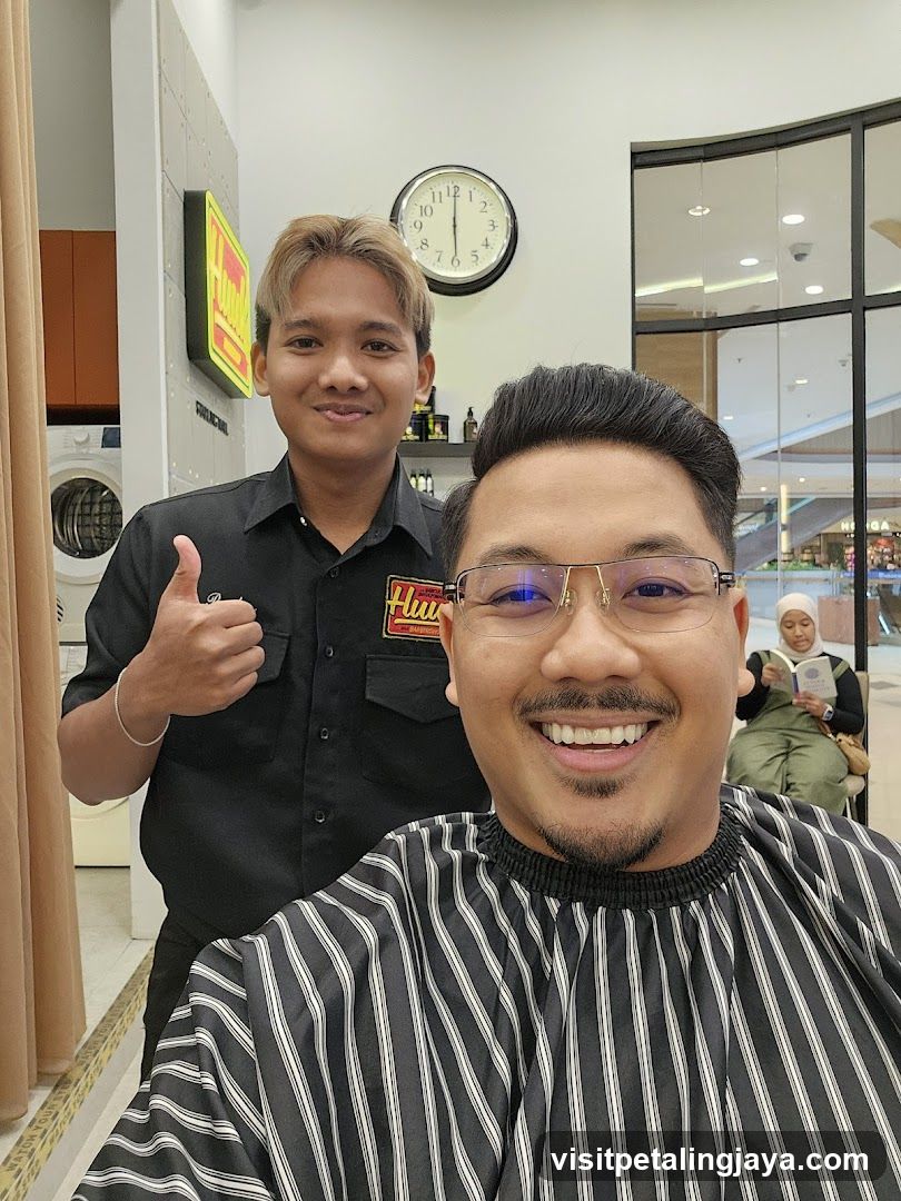 Barber Shop Interior Selfie