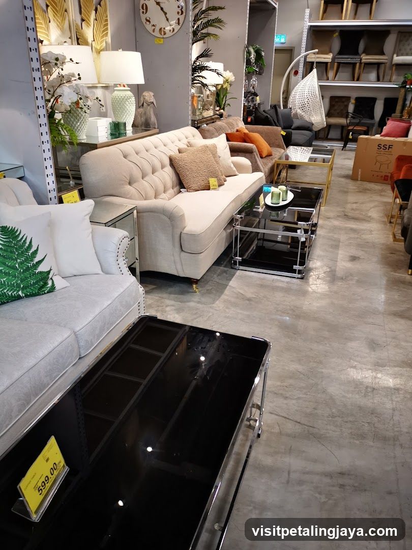 Furniture Store Interior Display