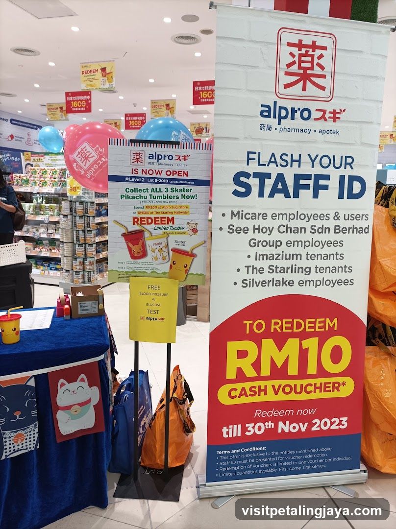 Alpro Pharmacy Promotion Display