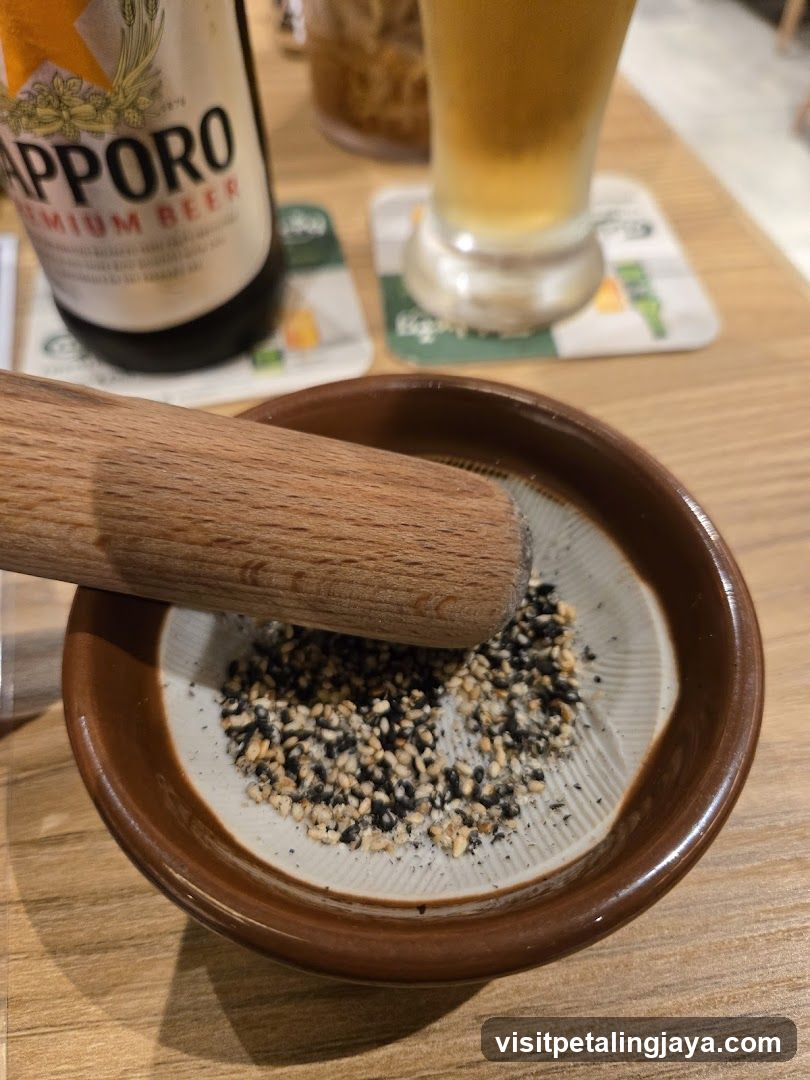 Beer and Sesame Seeds