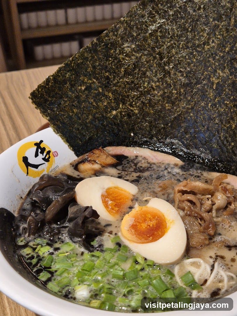 Ramen Bowl with Nori and Halved Egg