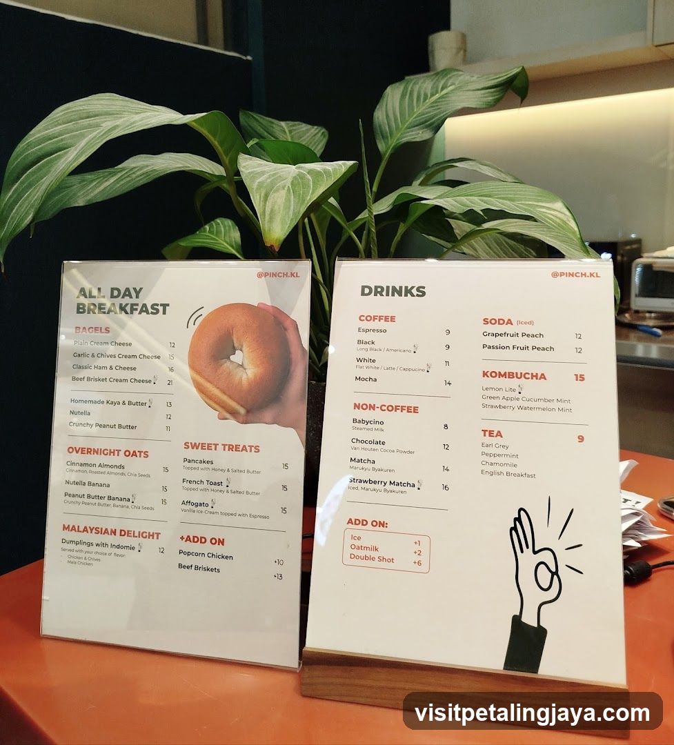 @PINCH.KL Menu Display