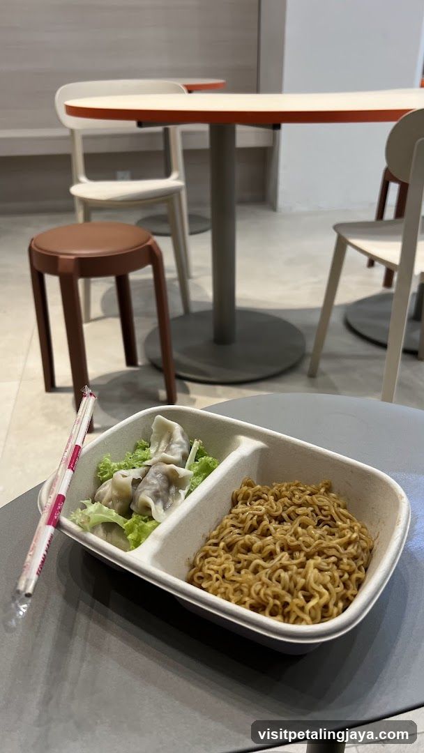 Noodle and Dumpling Meal