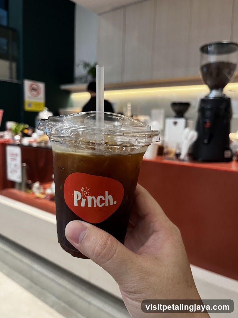 Iced Coffee at Pinch Cafe