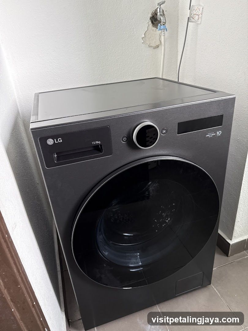 LG Washing Machine in Utility Room