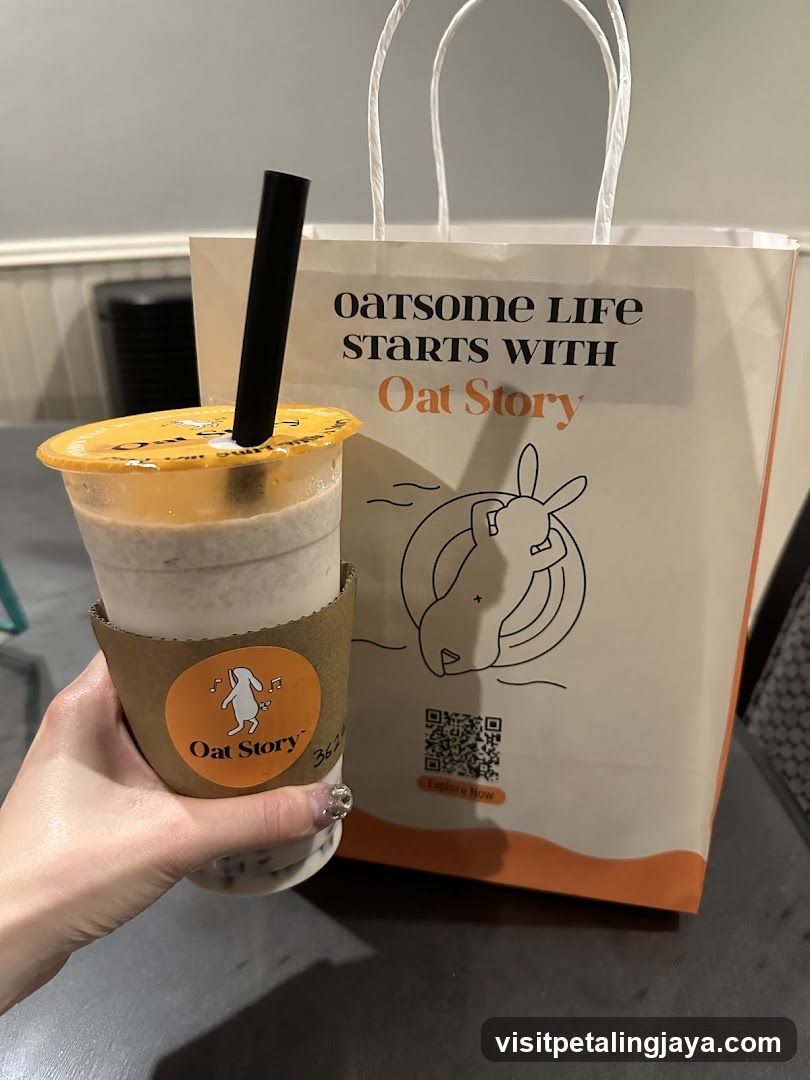 Oat Story Drink and Bag