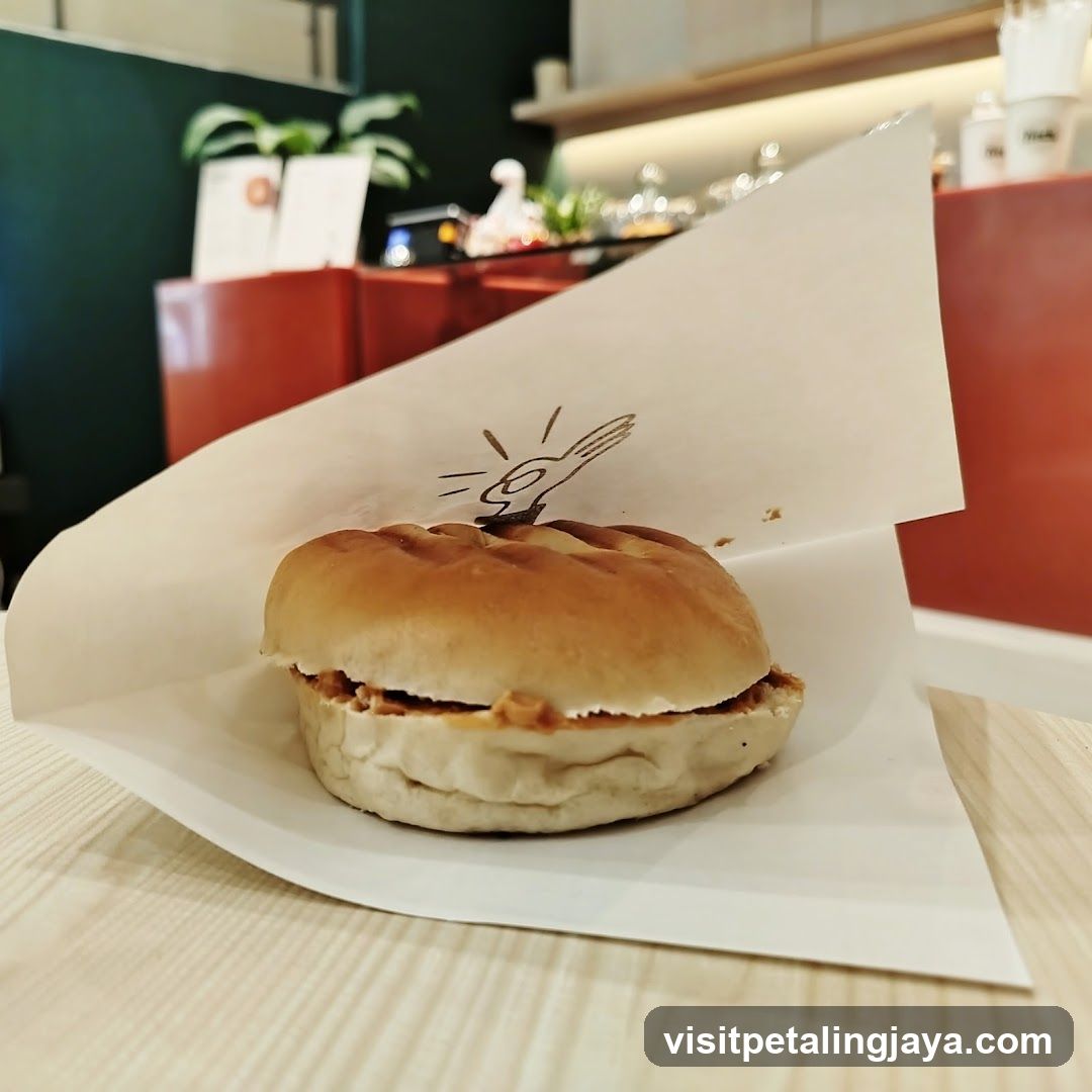 Bun Sandwich in Paper Wrapper