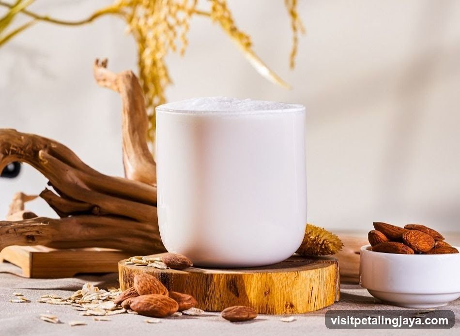 Almond Milk with Ingredients