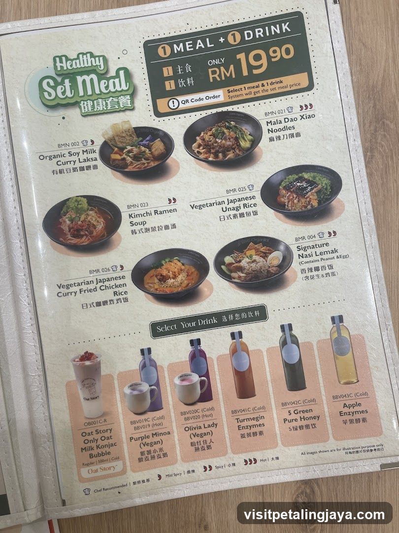 Healthy Set Meal Menu