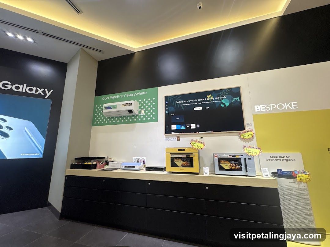 Electronics Store Interior Display