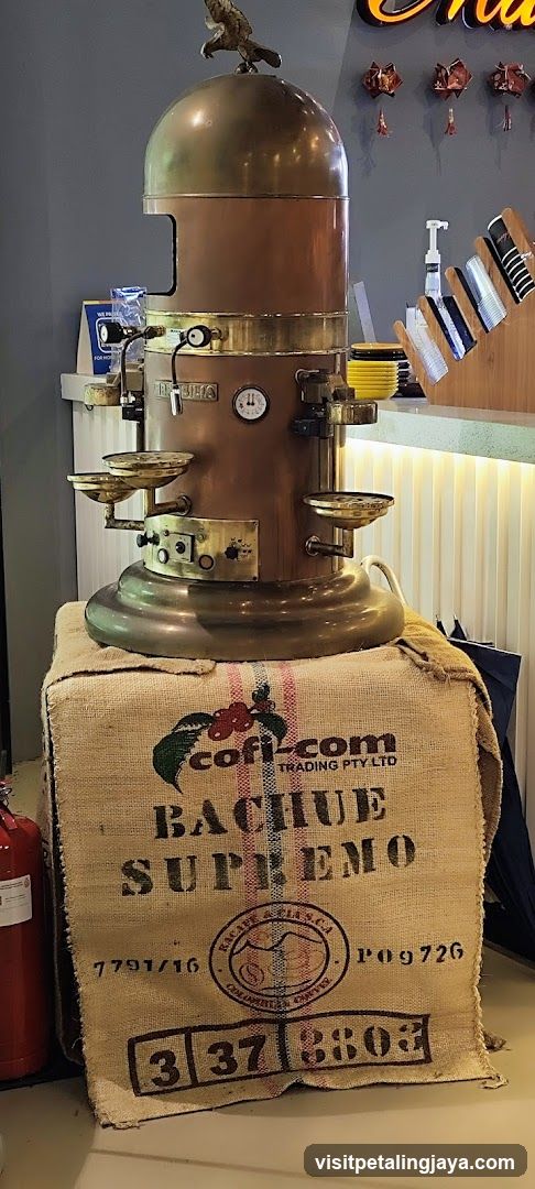 Vintage Coffee Machine Display