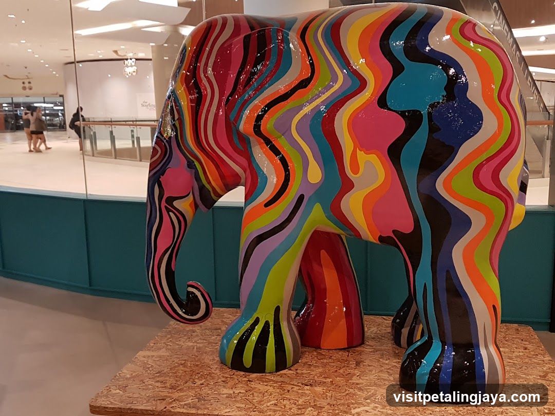 Colorful Elephant Sculpture