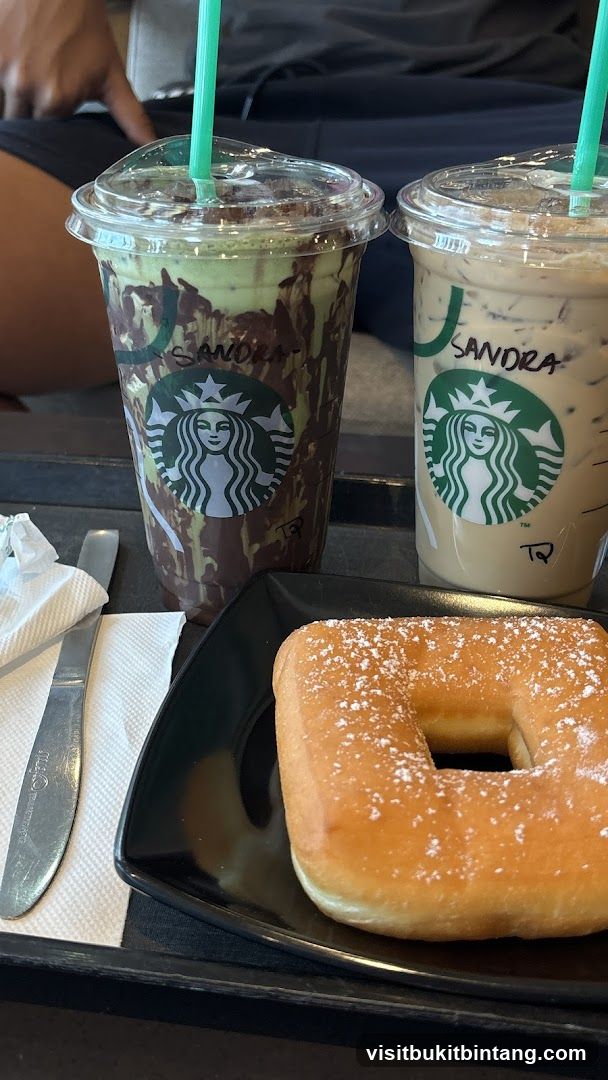 Starbucks Drinks and Pastry
