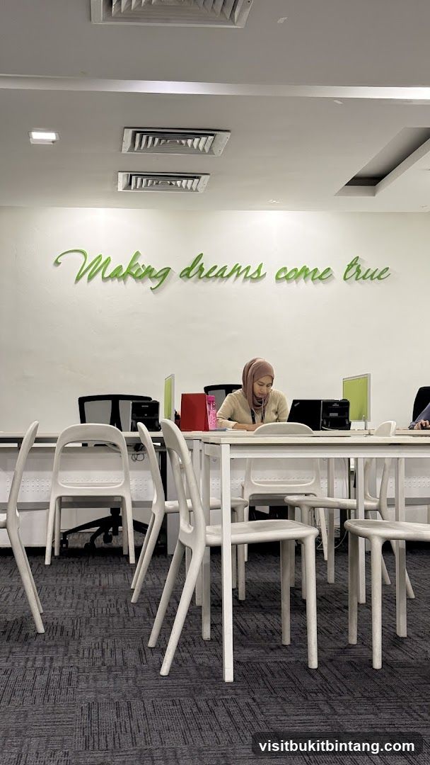 Office Space with Motivational Quote