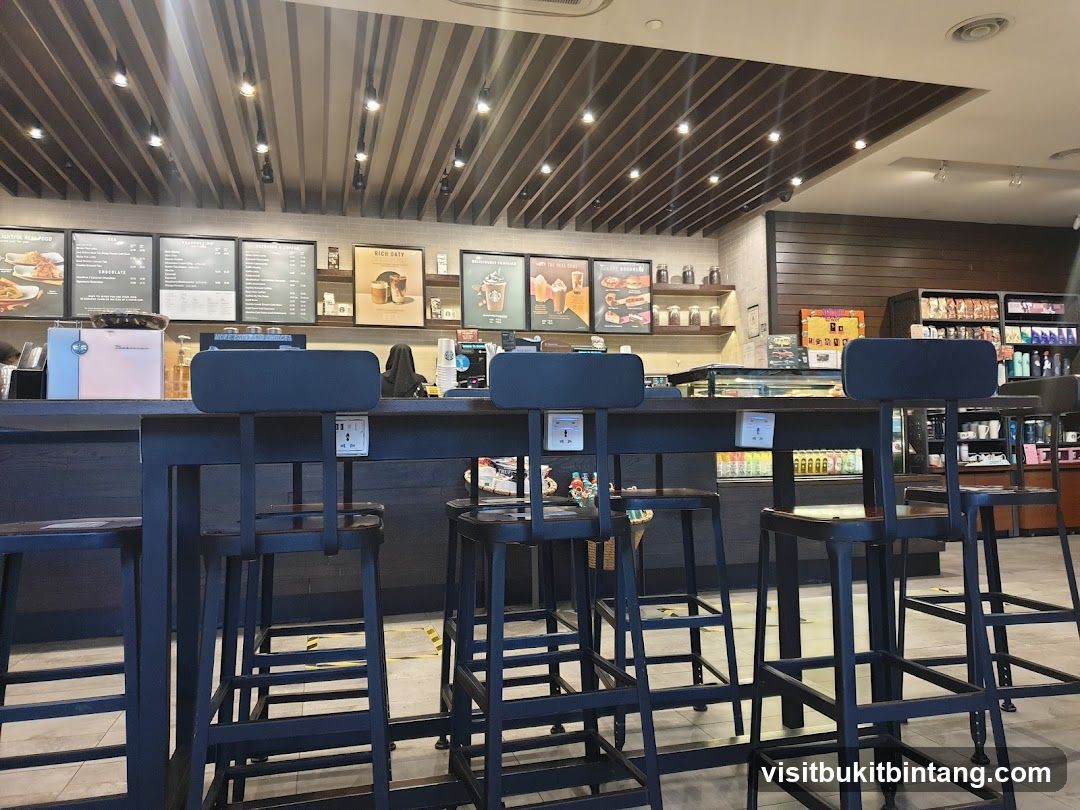 Starbucks Counter and Seating
