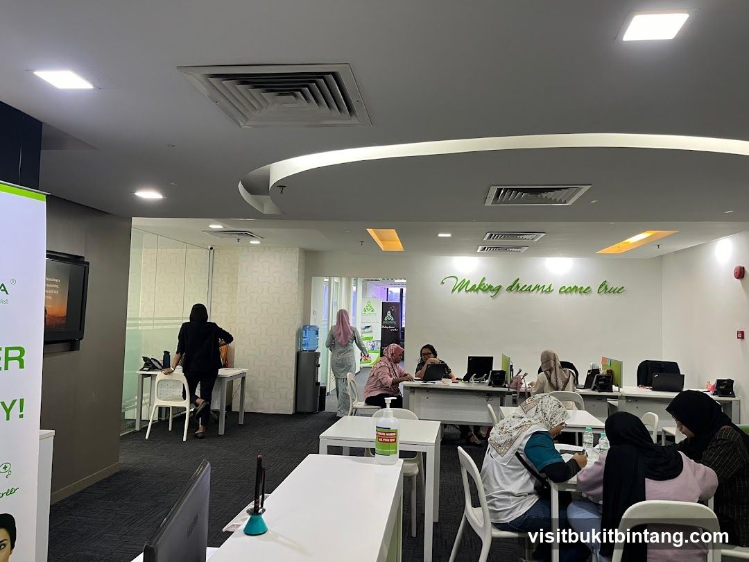 Office Interior with Staff