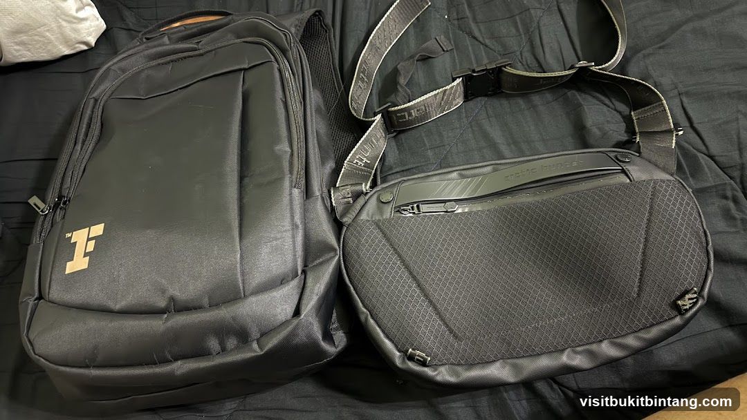 Backpack and Sling Bag