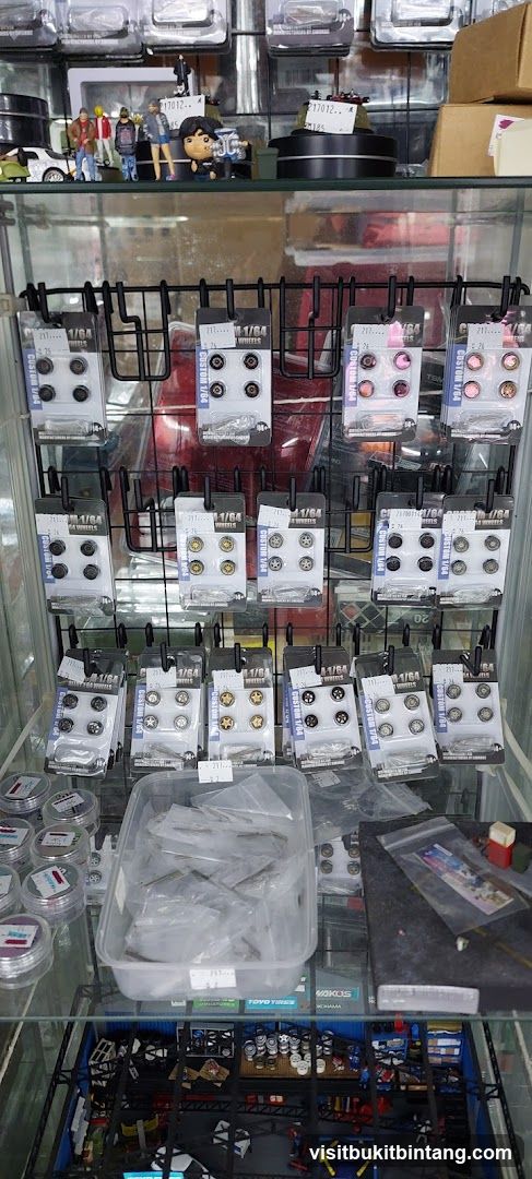 Model Car Parts Display