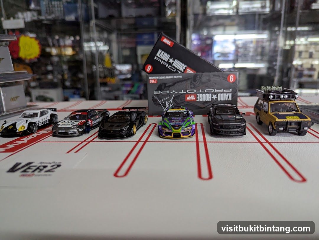 Die-cast car models