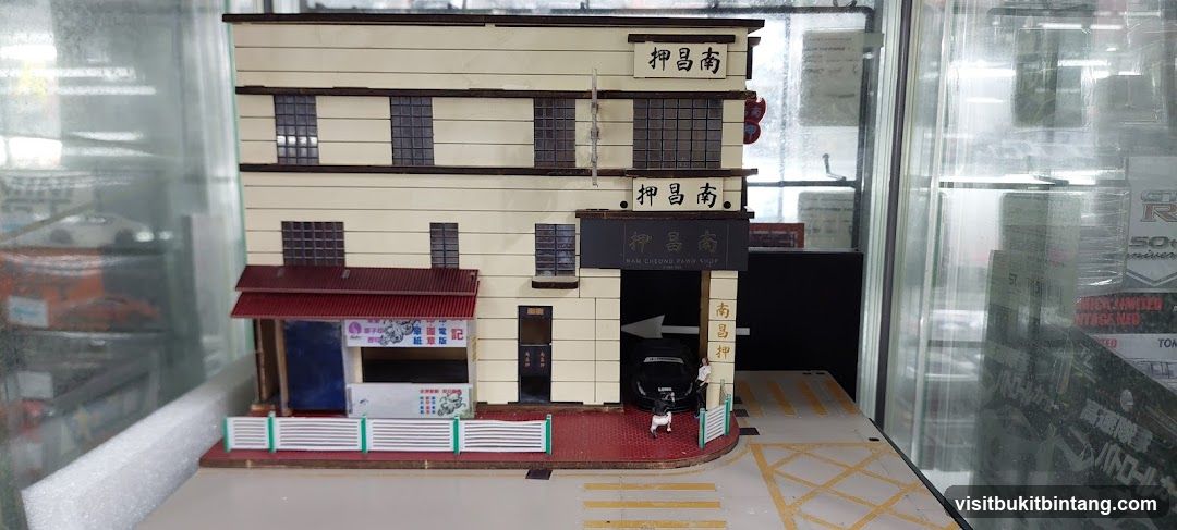 Diorama of a Pawn Shop