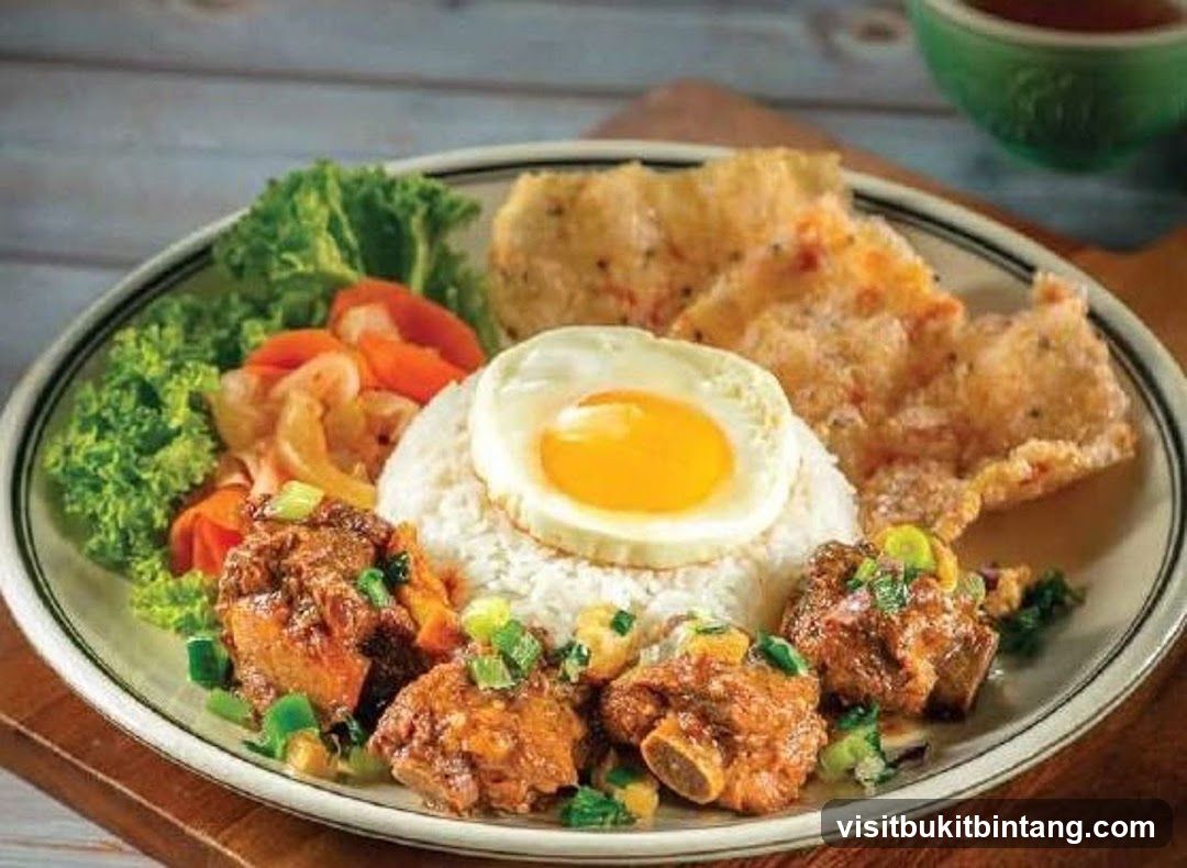 Pork Ribs with Rice and Egg