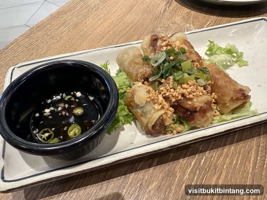 Spring Rolls with Dipping Sauce