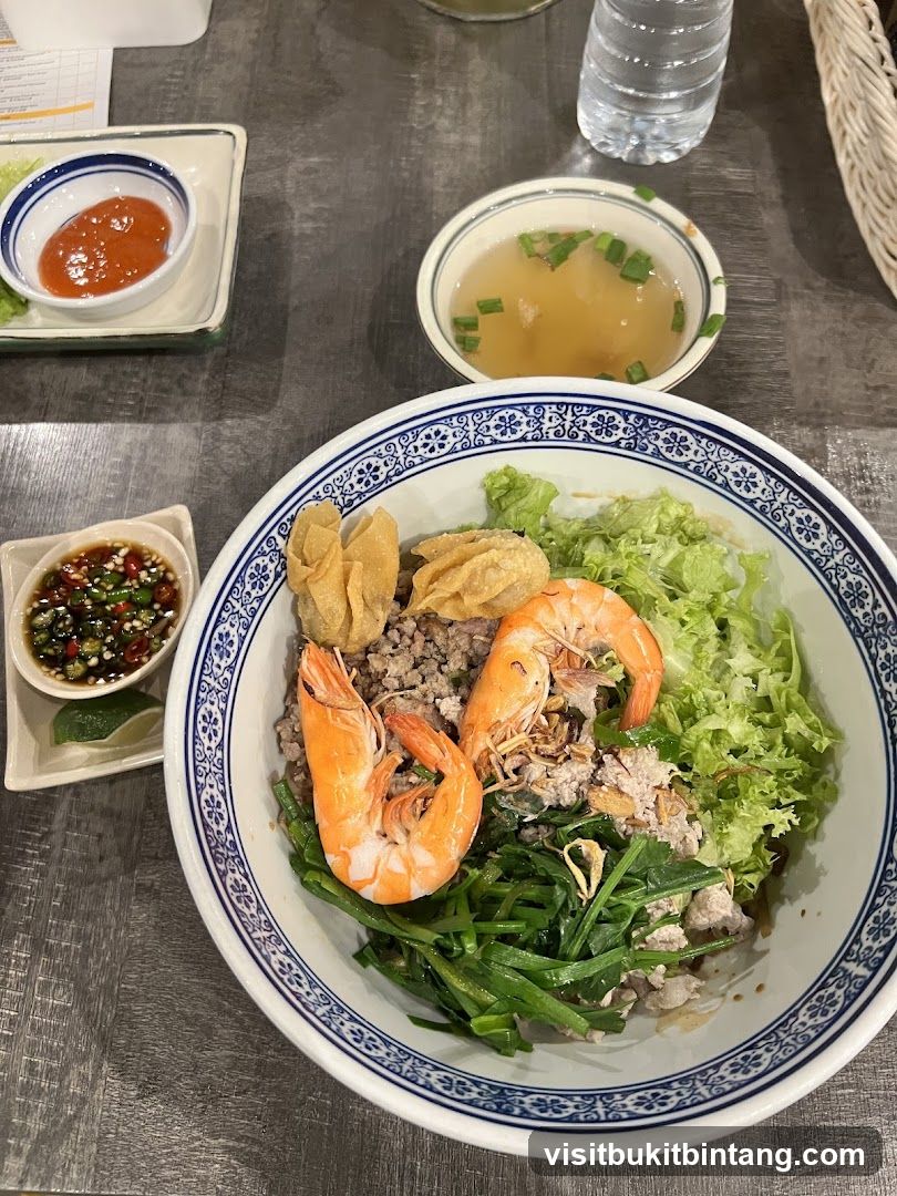 Shrimp and Pork Noodle Bowl