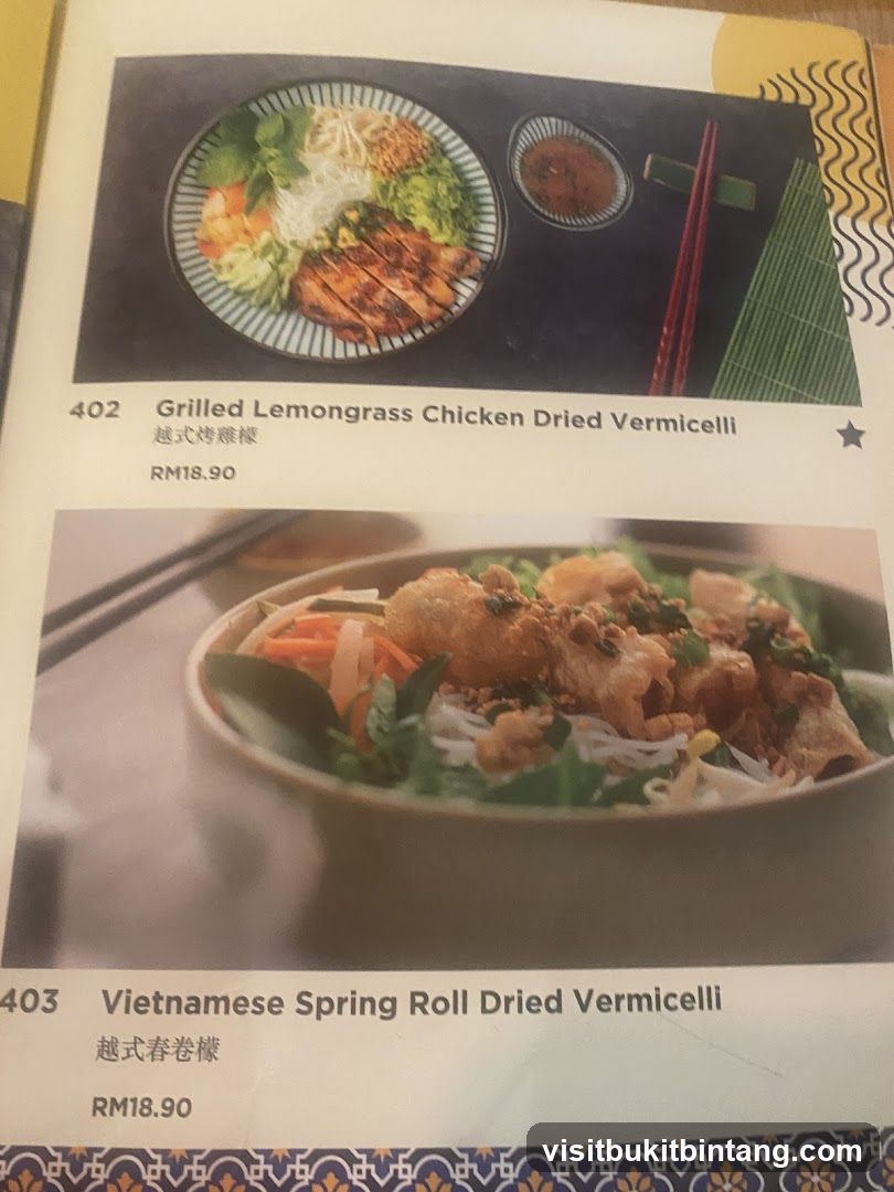 Menu Items