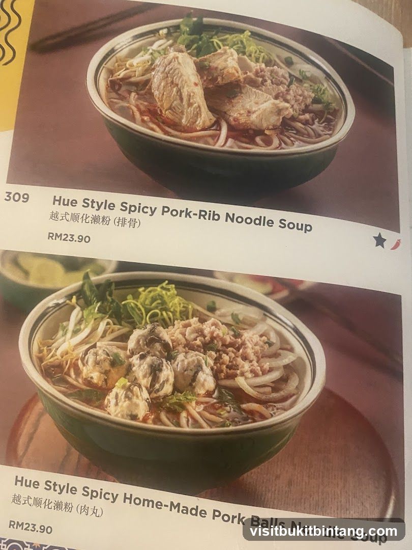 Hue Style Spicy Noodle Soups