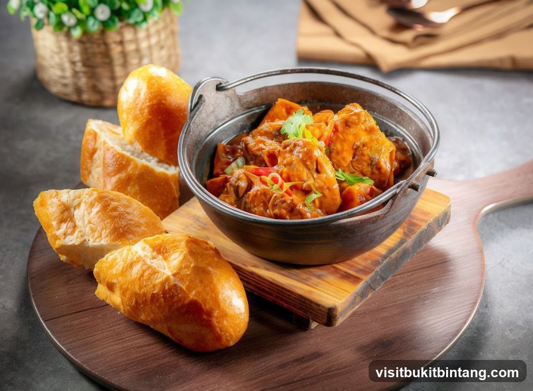 Chicken Stew with Bread