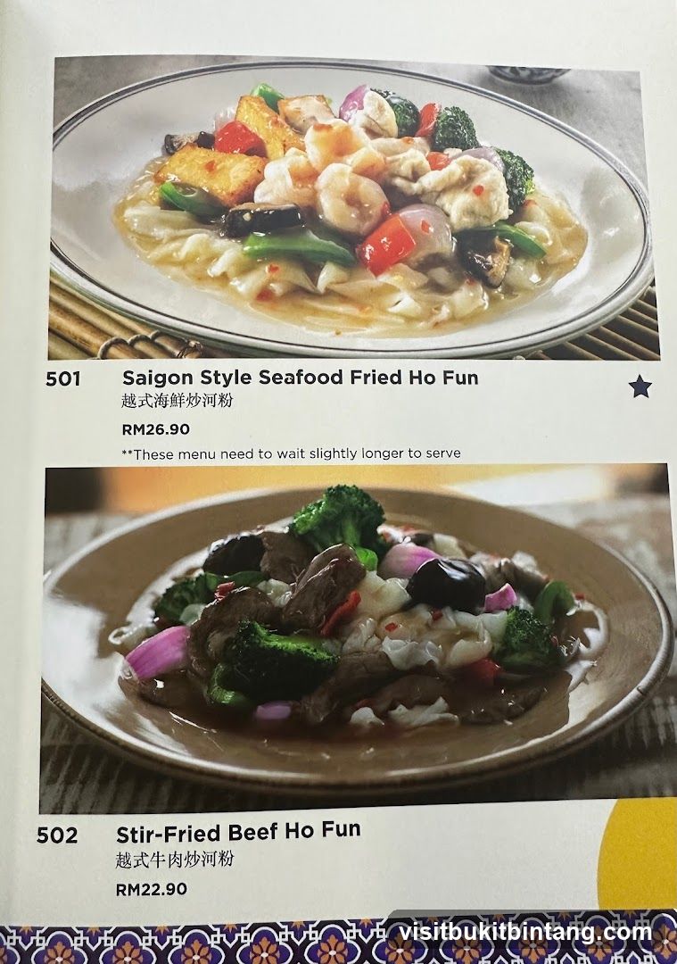Menu Items